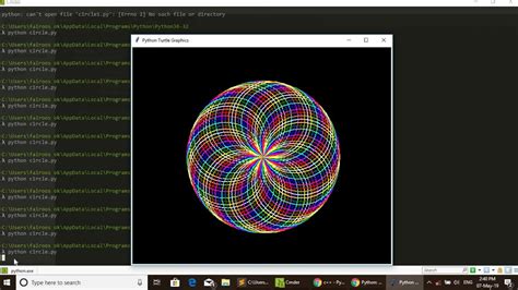 Python Turtle Graphics Python Tutorial For Beginners Circles Youtube