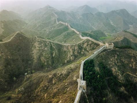 Royalty Free Aerial Great Wall Of China Pictures Images And Stock
