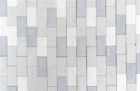 Premium Photo Concrete Or Paved Newly Laid Gray Paving Slabs Or
