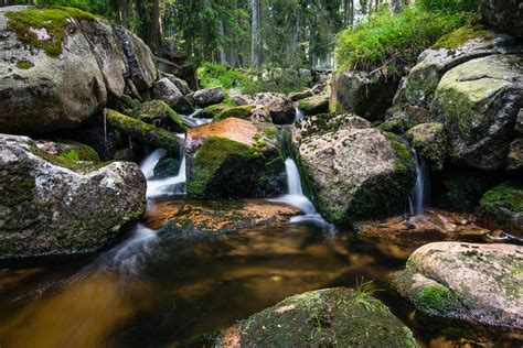 Nationalpark Harz Bodefall Ii Foto And Bild Landschaft Bach Fluss