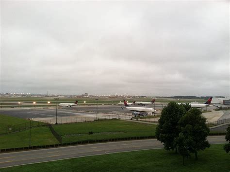 View Of The Atlanta Airport From Our Hotel Room Atlanta Airport Hotels