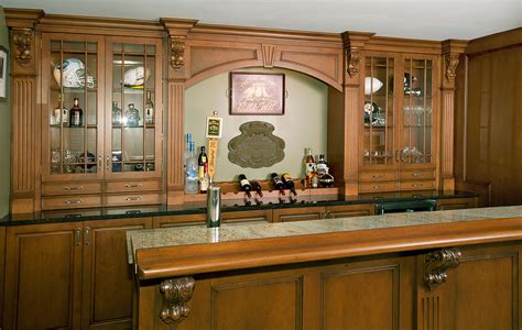 Irish Pub Home Bar Custom Cabinetry By Ken Leech
