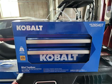 Brand New 25th Anniversary Kobalt Mini Toolbox Blue Kobalt Mini Tool