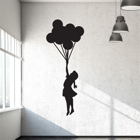 Banksy Balloon Girl Floating