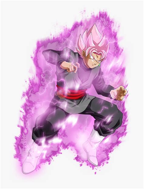 Goku Black Ssj Pink V2 Aura Power By Jaredsongohan Dragon Ball Pink