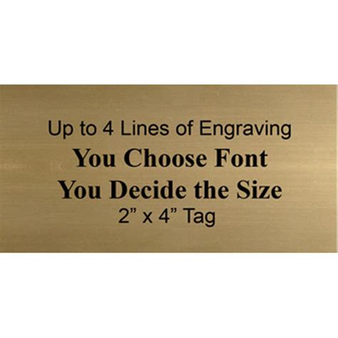 Engraving Plates For Trophies Engraved Tags Quicktrophy