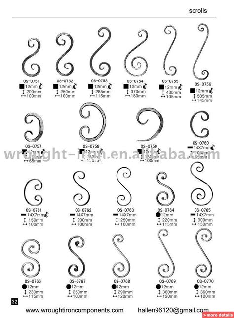 Hebei xingkuang metal materials import and export co., ltd. wrought iron forged scrolls / China Cast & Forged for sale from Quanzhou Yilida Import & Export ...