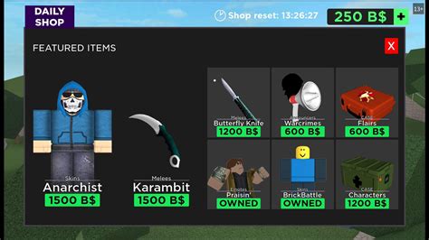 Top 10 rarest skins in arsenal!! Arsenal Daily Shop March 27 Roblox Amino