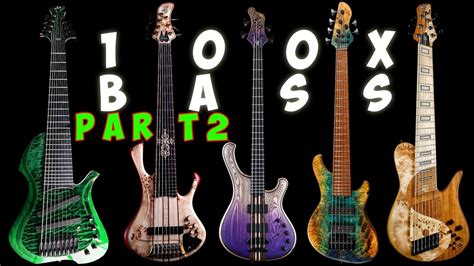 100 Amazing Bass Guitars Cool Unique And Beautiful Part 2 4k Youtube