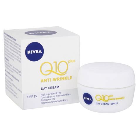 Nivea Q10 Plus Spf 15 Anti Wrinkle Face Day Cream 50ml Approved Food