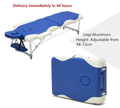 Beautiful Professional Portable Folding Massage Bed With Carring Bag Salon Furniture Wooden Bed