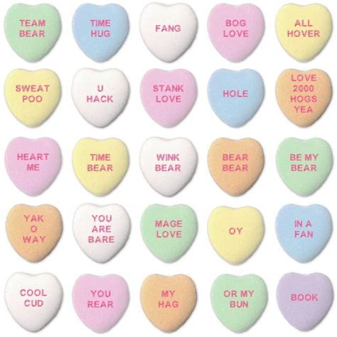 Sweetheart Candy Sayings Sweethearts Candies Have New Sayings This