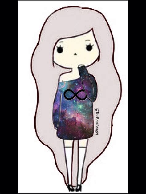 Galaxy Shirt Infinity Chibi Girl Credit To Thebestfangirl Kawaii
