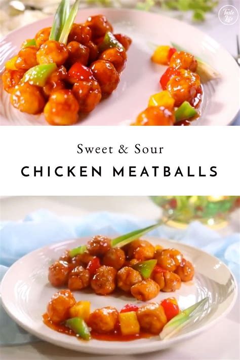Sweet And Sour Chicken Meatballs Chef Johns Cooking Class Taste Life