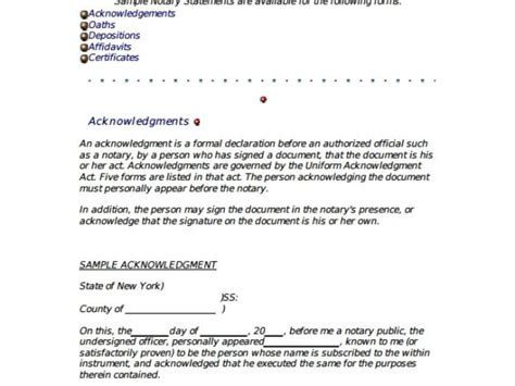 Notary Contract Template 10 Sample Notarized Letters Pdf Word
