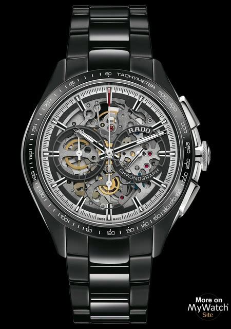 Rado is known to most watch enthusiasts for both its creative takes on classic watch designs and its innovative use of materials. Rado Rado HyperChrome Skeleton Automatic Chronograph ...