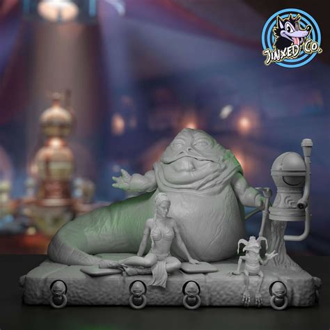 Jabba The Hutt Princess Leia Salacious Crumb 95 Diorama Resin Model