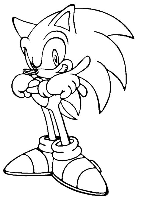 Sonic The Hedgehog Coloring Pages Coloring Pages To Print Clipart