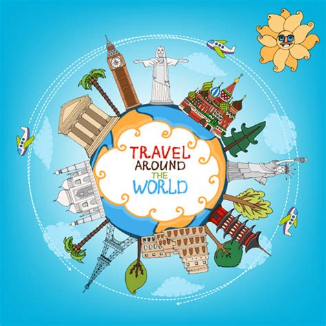 World travel free vector download (2,706 Free vector) for commercial ...