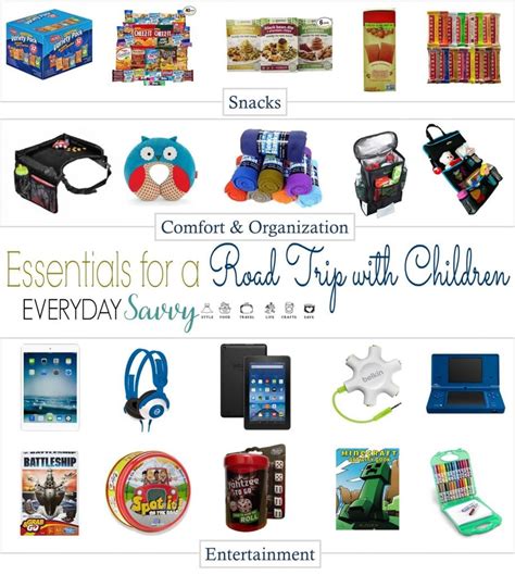 Road Trip Essentials For Kids Everyday Savvy