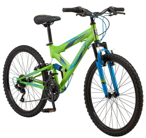 NEW Mongoose 24″ Spectra Boys' Steel Frame Mountain Bike - Green ...