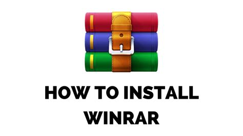 How To Install Winrar Open Rar Files Download Link In Description