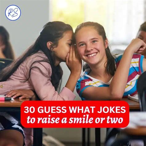 30 Guess What Jokes To Raise A Smile Or Two Roy Sutton