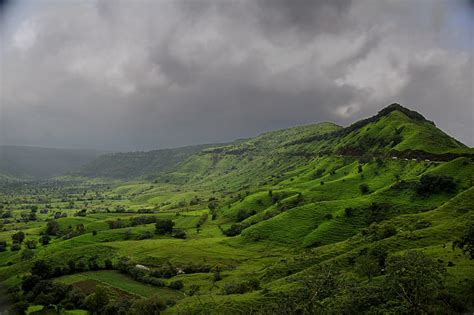Hd Wallpaper Photography Of Green Mountain Monsoon Maharashtra