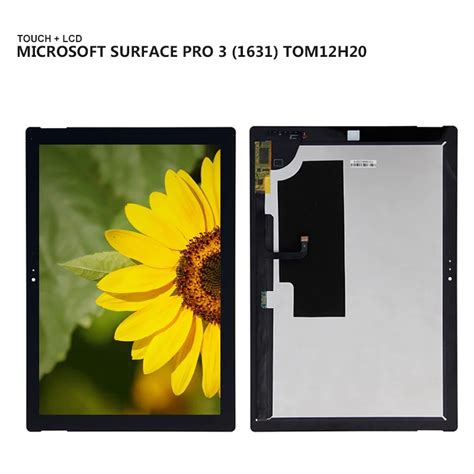 For Microsoft Surface Pro 3 1631 Panel LCD Combo Touch Screen Digitizer