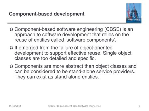 Ppt Chapter 16 Component Based Software Engineering Powerpoint
