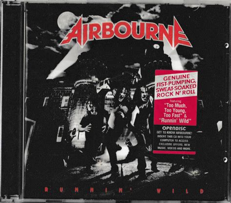 Airbourne Runnin Wild Cd Used Aftermath Music