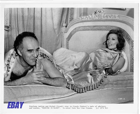 Stephane Audran Sexy Barefoot Michel Piccolo Vintage Photo Wedding In