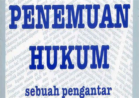 Penemuan Hukum