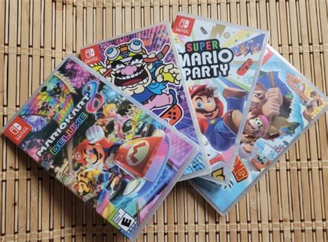 New Sealed Mario Nintendo Switch Game Lot Kart Party Wario Donkey