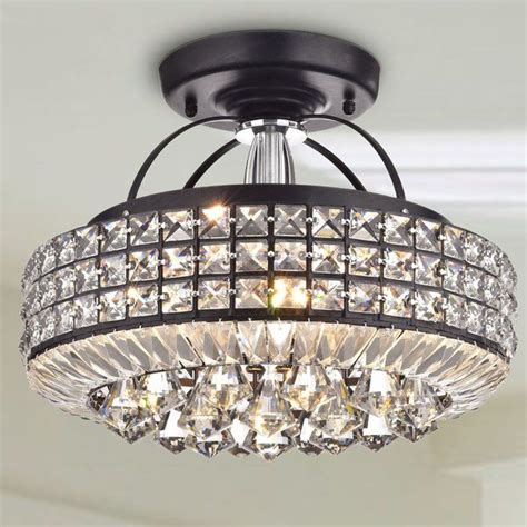 Fully dimmable with compatible dimmer switch to create the perfect atmosphere West Hill 4 - Light 15.4" Chandelier Style Drum Semi Flush ...