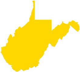 West Virginia Map Silhouette Free Vector Silhouettes
