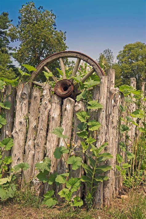 Whimsical Rustic Garden Ideas Whimsical Wood Fence