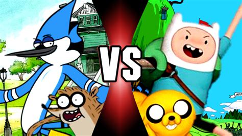 Mordecai And Rigby Vs Finn And Jake By Monkeyboi9005 On Deviantart