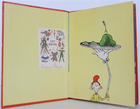 Green Eggs And Ham Seuss Dr 1st Edition
