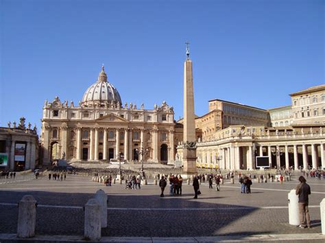 Roma Vaticano Praça De São Pedro Destinos Por Onde Andei