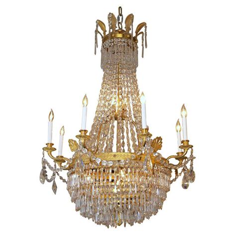 Large and small, crystal and gilt, we've got all sorts of antique chandeliers to suit your taste. Antique French Empire Ormulu and Baccarat Crystal ...