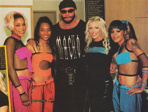 Macho Man Randy Savage And Gorgeous George With Wcw Worldwide