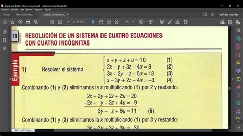 Solución De Sistema De Ecuaciones 4x4 En Excel Youtube