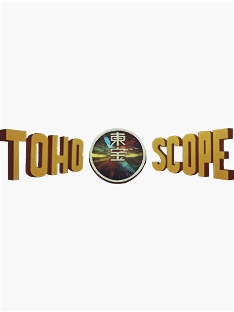 Tohoscope Logo For Fans Sticker For Sale By Maximoruecker Redbubble