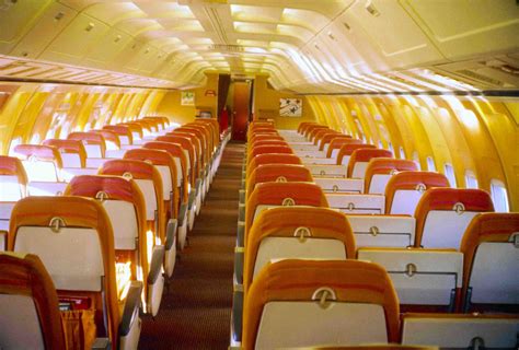 1971 727 Braniff Place High Wide And Handsome Coach Class Interior With