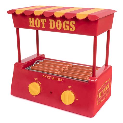 Buy Nostalgia Countertop Hot Dog Roller And Warmer 8 Regular Sized Hot