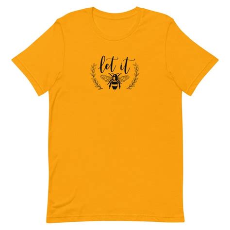 Let It Bee T Shirt Bee T Shirt Bee Shirt Womens T Etsy