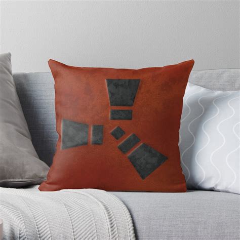 Rust Game Throw Pillow By Desert Fox Redbubble