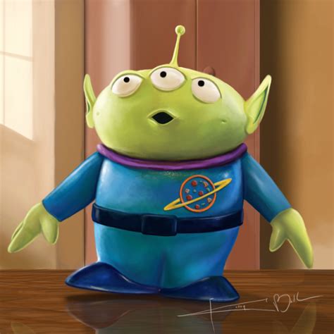 Toy Storys Little Green Alien By Imaginesto On Deviantart