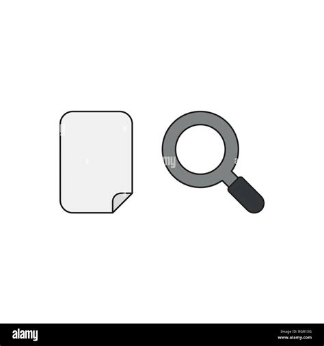 Flat Design Style Vector Illustration Concept Of Blank Paper With